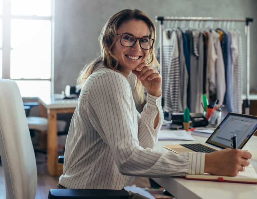 image woman clothing business